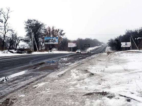 Фото рекламной плоскости по адресу вул. Київська, в'їзд в місто біля МФ "Веста"