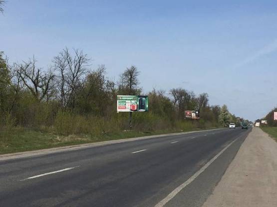 Фото рекламной плоскости по адресу Виїзд-з-м.Біла-Церква-на-Київ