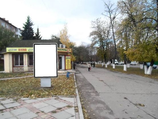 Фото рекламної площини за адресою г.Фастов, ул.Соборная, 59