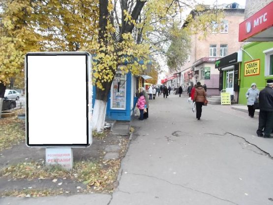 Фото рекламної площини за адресою г.Фастов, перекресток ул Соборная и Интернациональная