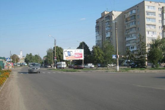 Фото рекламной плоскости по адресу Привокзальна вул. - Олеся Гончара вул. (60-річча Жовтня вул.)