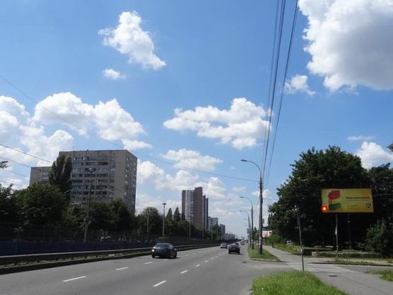 Фото рекламної площини за адресою Курбаса пр. - ул.Верхoвинця, 2б