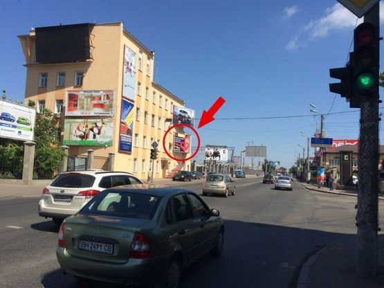 Фото рекламной плоскости по адресу Среднефонтанская - Семинарская 2