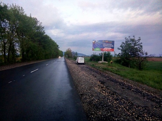 Фото рекламной плоскости по адресу Траса з с. Вілок, в сторону м. Виноградово