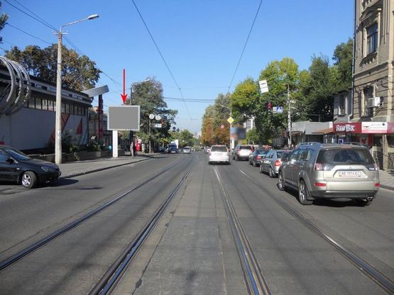 Фото рекламной плоскости по адресу s027Б,вул. Чернишевського - вул. Жуковського