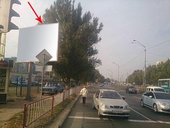 Фото рекламной плоскости по адресу s084Б,вул. Донецьке шосе, 4, біля світлофора