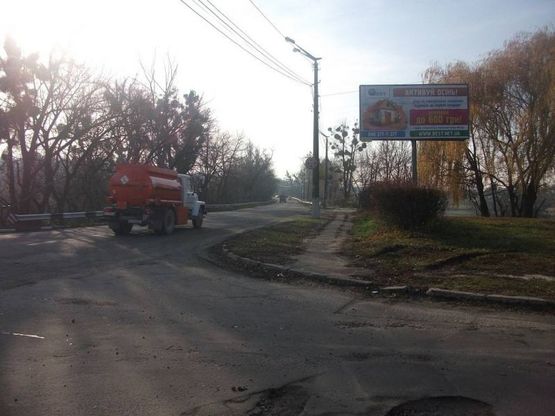 Фото рекламной плоскости по адресу м. Обухів, ул.. Жовтнева, Центральна автостанція м. Обухів