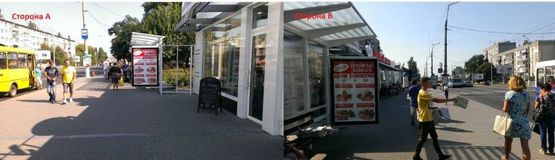 Фото рекламної площини за адресою проспект Свободы (60лет Октября) возле д.22А (ост. Водоканал)