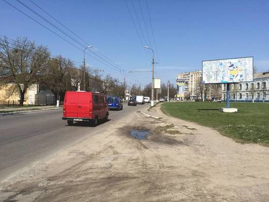 Фото рекламной плоскости по адресу Б-р. 50-років Перемоги, 26