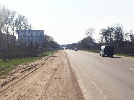 Фото рекламной плоскости по адресу вул.Сквирське-шосе-перехрестя-на-Митницю-виїзд-з-міста