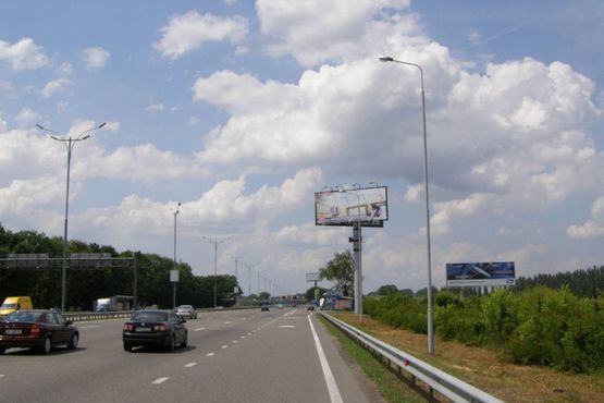 Фото рекламної площини за адресою Київ - Бориспіль, 19км+620м до Києва (№1 зліва)  (в напр. Києва)