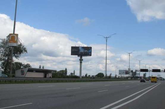 Фото рекламної площини за адресою Київ - Бориспіль, 19км+620м до Києва (№1 зліва)  (в напр. Борисполя)