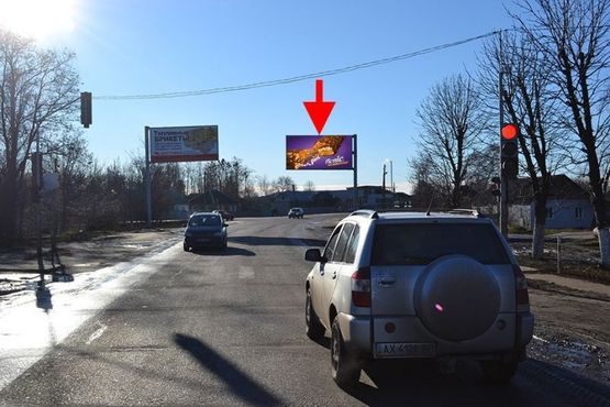 Фото рекламной плоскости по адресу Мерефа-ул. Днепровская-пер. Лекарский-в центр
