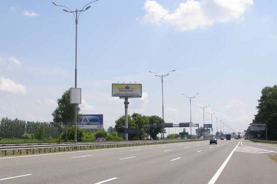 Фото рекламної площини за адресою Київ - Бориспіль, 19км+200м до Києва (№2 зліва) (в напр. Борисполя)