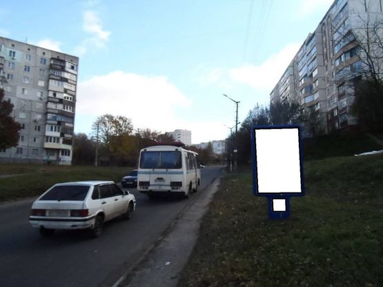 Фото рекламной плоскости по адресу г.Фастов, ул.Героев Танкистов, ГАИ