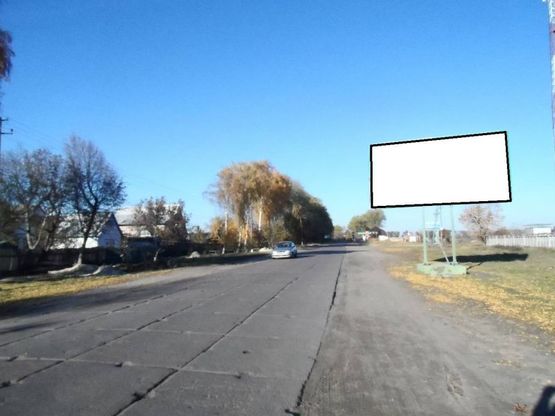 Фото рекламной плоскости по адресу г.Фастов,  ул.Бышевская, 3