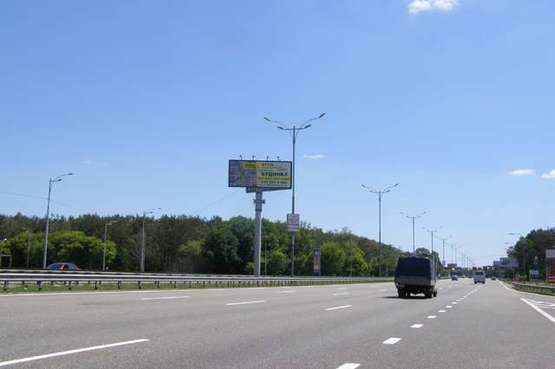 Фото рекламної площини за адресою Київ - Бориспіль, 13км+500м до Києва (№6 зліва)  (в напр. Борисполя)