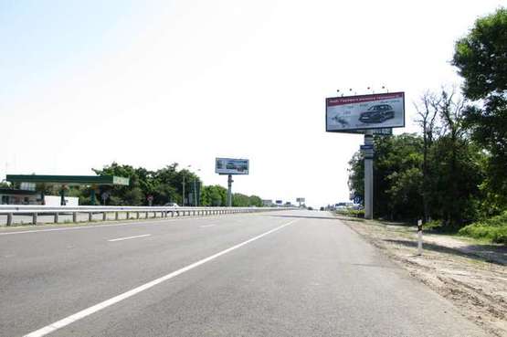 Фото рекламної площини за адресою Київ - Житомир (в напр. Києва)