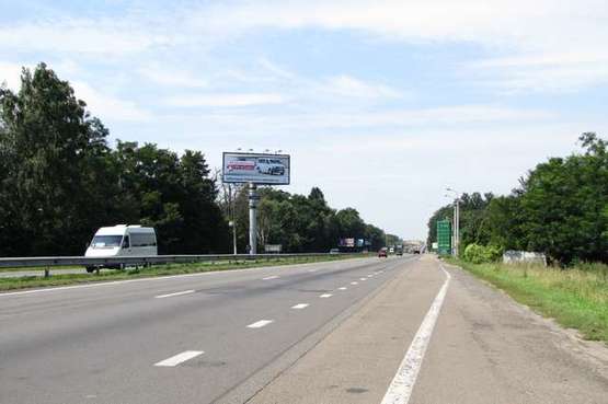 Фото рекламної площини за адресою Київ - Житомир (в напр. Житомира)