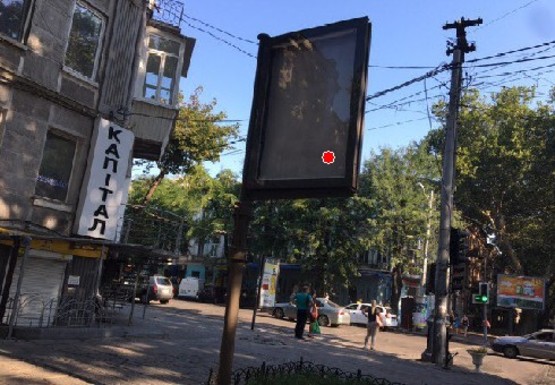 Фото рекламної площини за адресою Пушкинская ул. - Б. Арнаутская, ул.