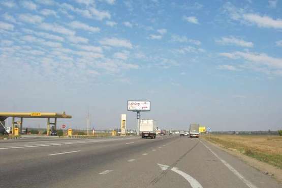 Фото рекламної площини за адресою Об'їздна дорога, км. 22+300 (в напр. траси Київ - Одесса)