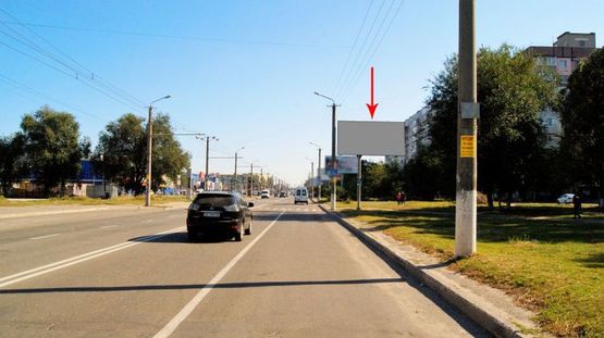 Фото рекламной плоскости по адресу s091А,пров. Фестивальний, навпроти буд. 22, навпроти ТЦ "Караван"