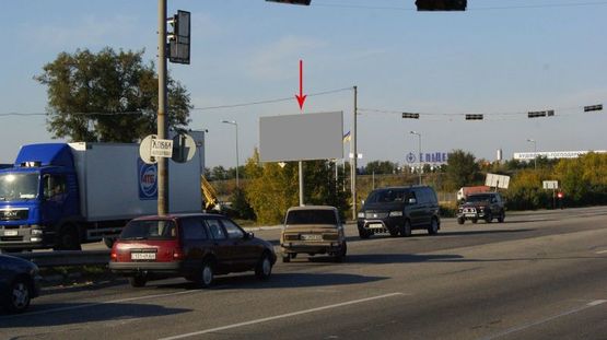 Фото рекламної площини за адресою s303Б,просп. Слобожанський (Газ. Правда), поворот на Метро, біля світлофора