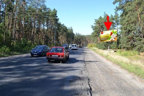 Фото рекламної площини за адресою пос. Васищево- в р-не ул Промышленная-возле Омега автопоставка-(въезд в город)