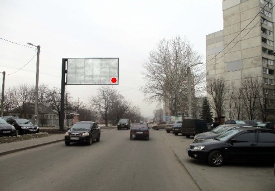 Фото рекламної площини за адресою Василия Стуса ул. - Гвардейцев Широнинцев ул., 29а