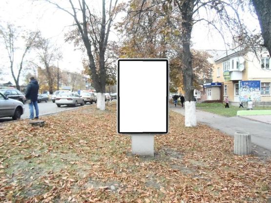 Фото рекламної площини за адресою г.Фастов, ул.Соборная, 34, Вечерний рынок