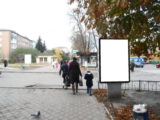 Фото рекламної площини за адресою г.Фастов, ул.Соборная, 51 Еко Маркет