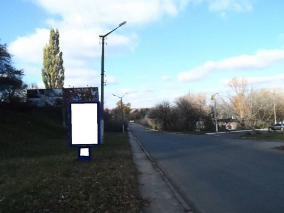 Фото рекламної площини за адресою г.Фастов, ул.Героев Танкистов, ГАИ