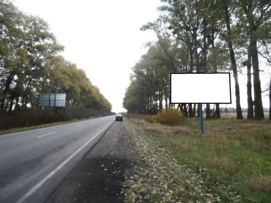 Фото рекламной плоскости по адресу г.Фастов,  ул.Якубовского, выезд, въезд на Киев