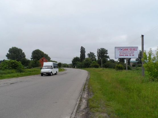Фото рекламной плоскости по адресу Окружная дорога, жилмассив Мироновский парк, 200м до ул. Ломоносова