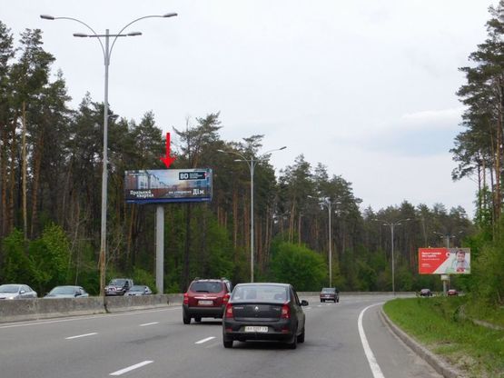 Фото рекламної площини за адресою Большая Кольцевая дорога 32, со стороны ул.Городской