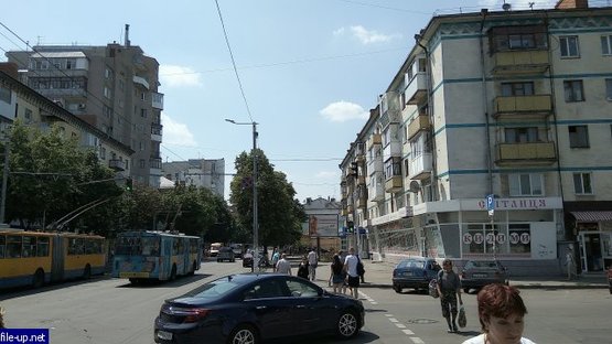 Фото рекламної площини за адресою ул. Киевская, 47 / ул. Хлебная