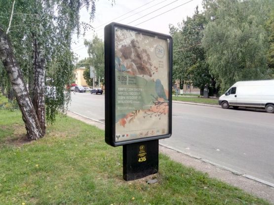 Фото рекламной плоскости по адресу ул Мазепы, 4а, Дом Творчества 2 (сторона Б)