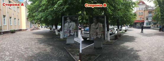 Фото рекламной плоскости по адресу ЦЕНТР. Ул.Соборная д. 7, р-н ТРК "Европа", направление на жилые массивы центральной части города.