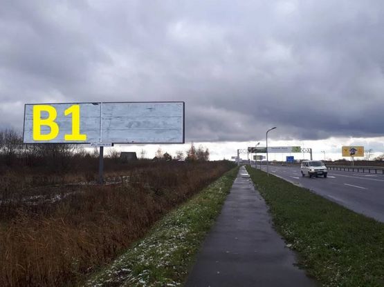 Фото рекламной плоскости по адресу Т-14-16 Львів-Пустомити-Мединичі, вул.Кульпарківська, біля заправки SOCAR в сторону Сокільник (лівий)