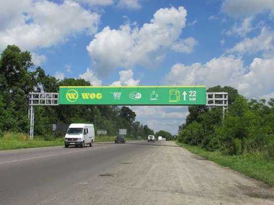 Фото рекламної площини за адресою Жовківська вул. (виїзд зі Львова)