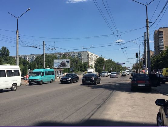 Фото рекламной плоскости по адресу Вул. Леваневського ПК "Росава" (зупинка, в сторону  масиву Леваневського)