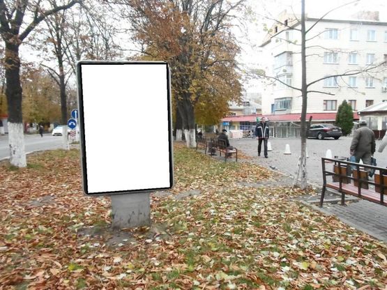 Фото рекламної площини за адресою г.Фастов,  ул. Соборная, Торговый центр Фастов Сити, м-н Фора,