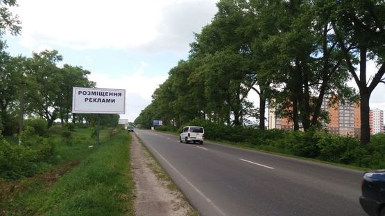 Фото рекламной плоскости по адресу с. Білогородка траса Київ - Бишів  300 метрів перед поворотом на ЖК "Перша Паркова" зліва