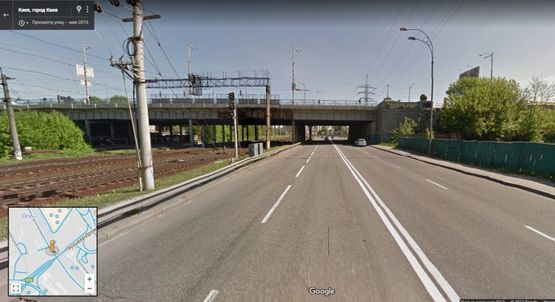 Фото рекламной плоскости по адресу вул. Грінченка/ бул. Дружби народів, в напрямку з центра