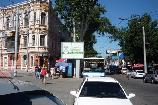 Фото рекламной плоскости по адресу s004А5,вул. Глінки - вул. Європейська (Миронова) (пл. Європейська)