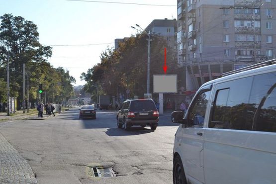 Фото рекламної площини за адресою s190А4,просп. Пушкіна - просп. О. Поля (Кірова)