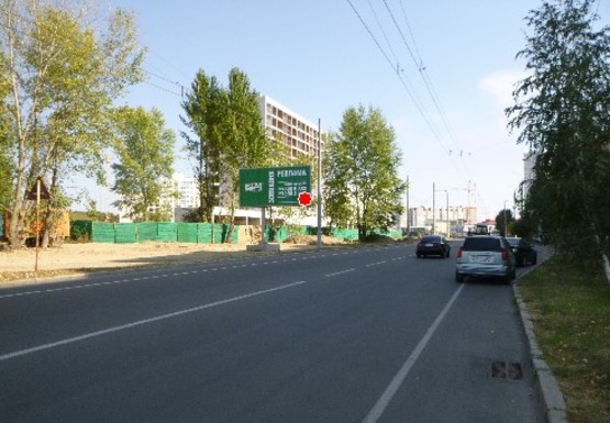 Фото рекламної площини за адресою Независимости ул. (напротив дома 16)