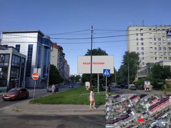 Фото рекламной плоскости по адресу вул. Крушельницької