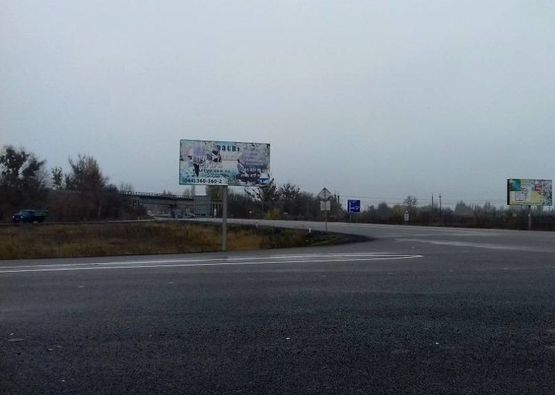 Фото рекламной плоскости по адресу м. Обухів, вул. Жовтнева - Н-01 Київ-Знамянка;  Розвязка на Кагарлик