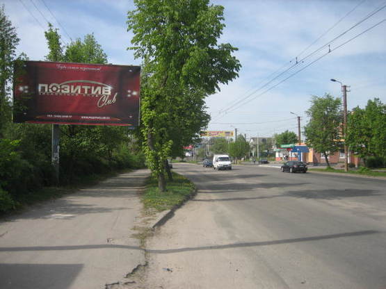 Фото рекламной плоскости по адресу Вул. Заярська , біля вул. Лугової, буд.1